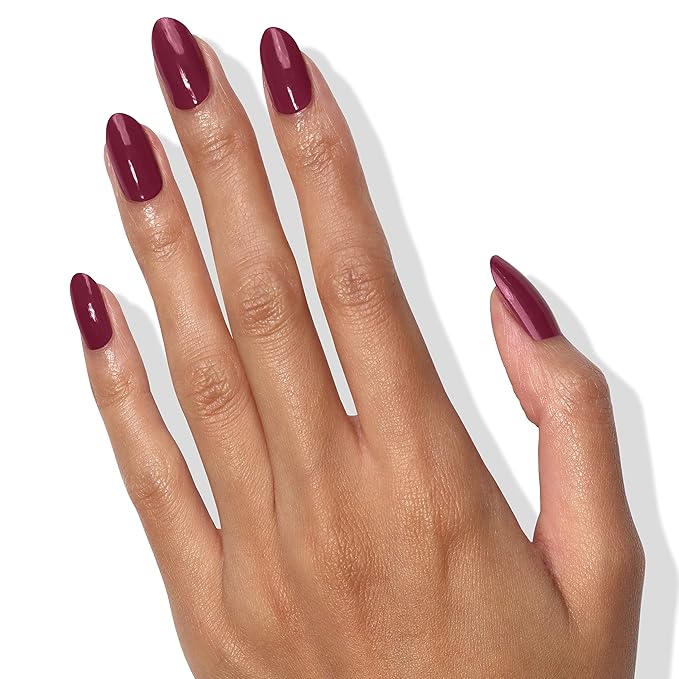 LONDONTOWN lakur Nail Polish - Chip-Resistant, Non-Toxic, Conditions & Hydrates Nails | Glossy Raspberry, Flirty & Thriving, .40 fl oz