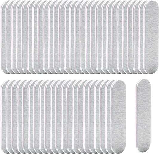50 Packs 100/180 Grits Mini Nail Files and Buffers Double Sided Emery Boards Manicure Tool for Acrylic Nails, Nail Care