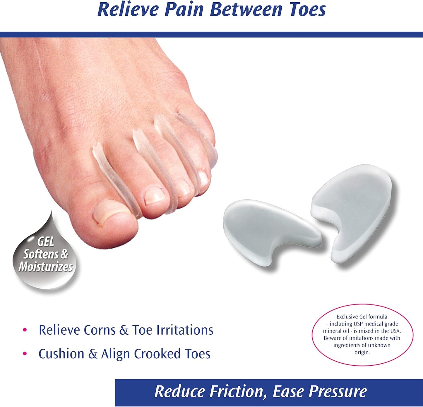 Pedifix Visco-gel Toe Separators, 1 Count