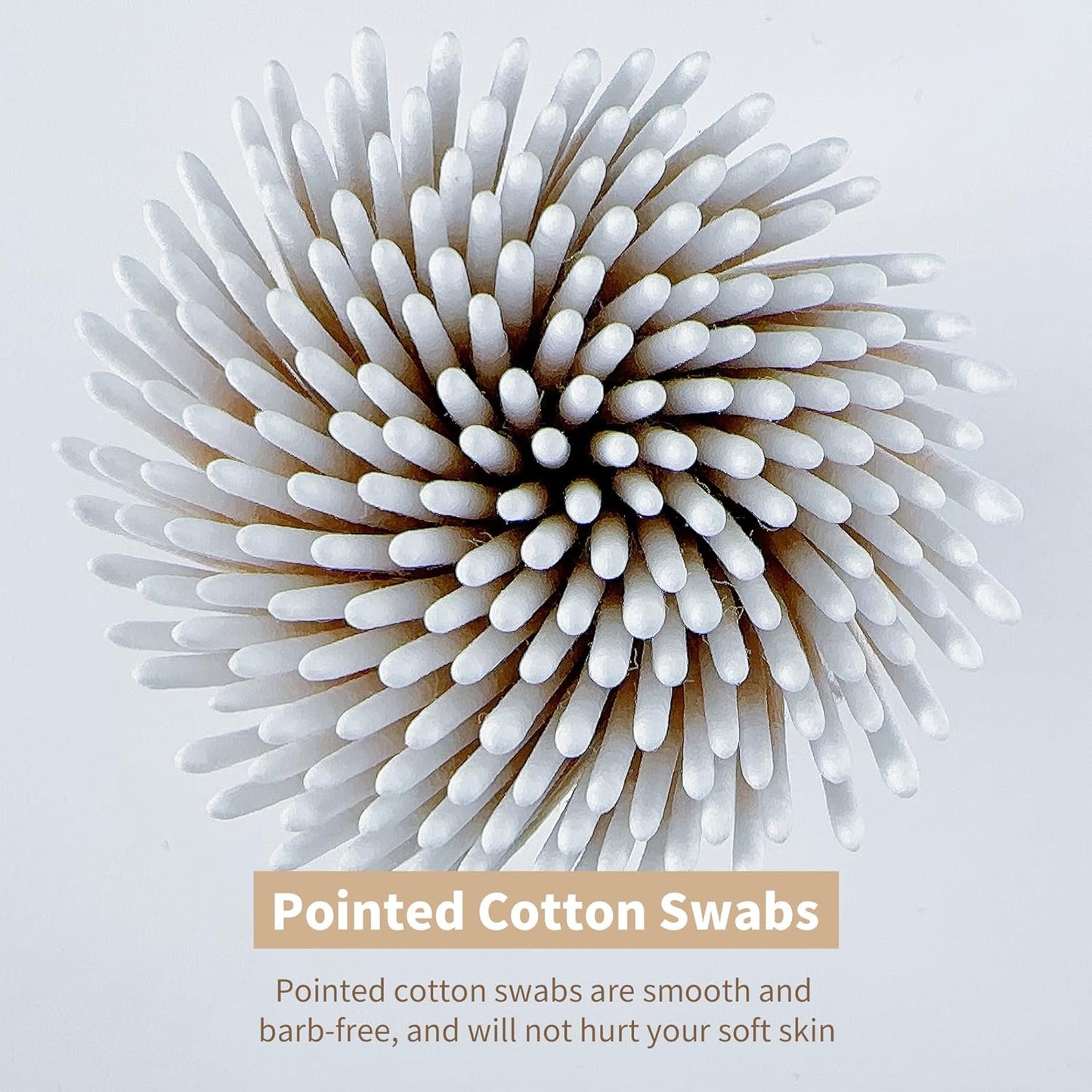 600PCS Pointed Cotton Swabs -4 Inch Wood Handle Pointed Tip Head Precision Microblading Cotton Swabs for Eyebrow Eyelash Extensions, Makeup, Nail Clean, Tattoo Permanent Supplies,