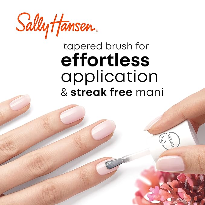 Sally Hansen Good. Kind. Pure. Nail Polish | Plant-Based, Vegan, 16-Free Formula | Shimmer, Shimmery | 331 Frosted Amethyst | Iridescent Purple Nail Color