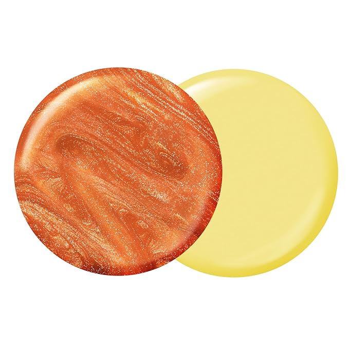 Sally Hansen Insta-Dri Reese's Nail Polish | Quick Dry, Long Lasting, Streak-Free Shine | Opaque, Shimmery | 737 REESE’S Candy + 738 REESE’S Rep | Burnt Orange & Bright Yellow Nail Color Duo
