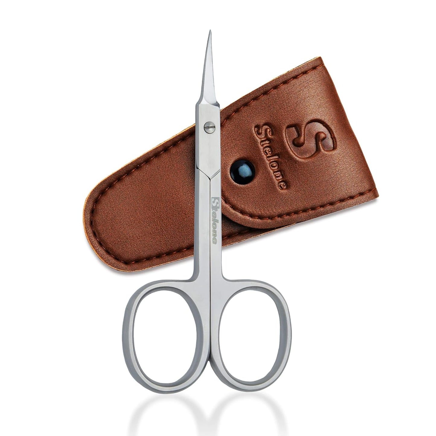 Premium Cuticle Scissors - Small Curved Stainless Steel Manicure & Beauty Scissor for Women
