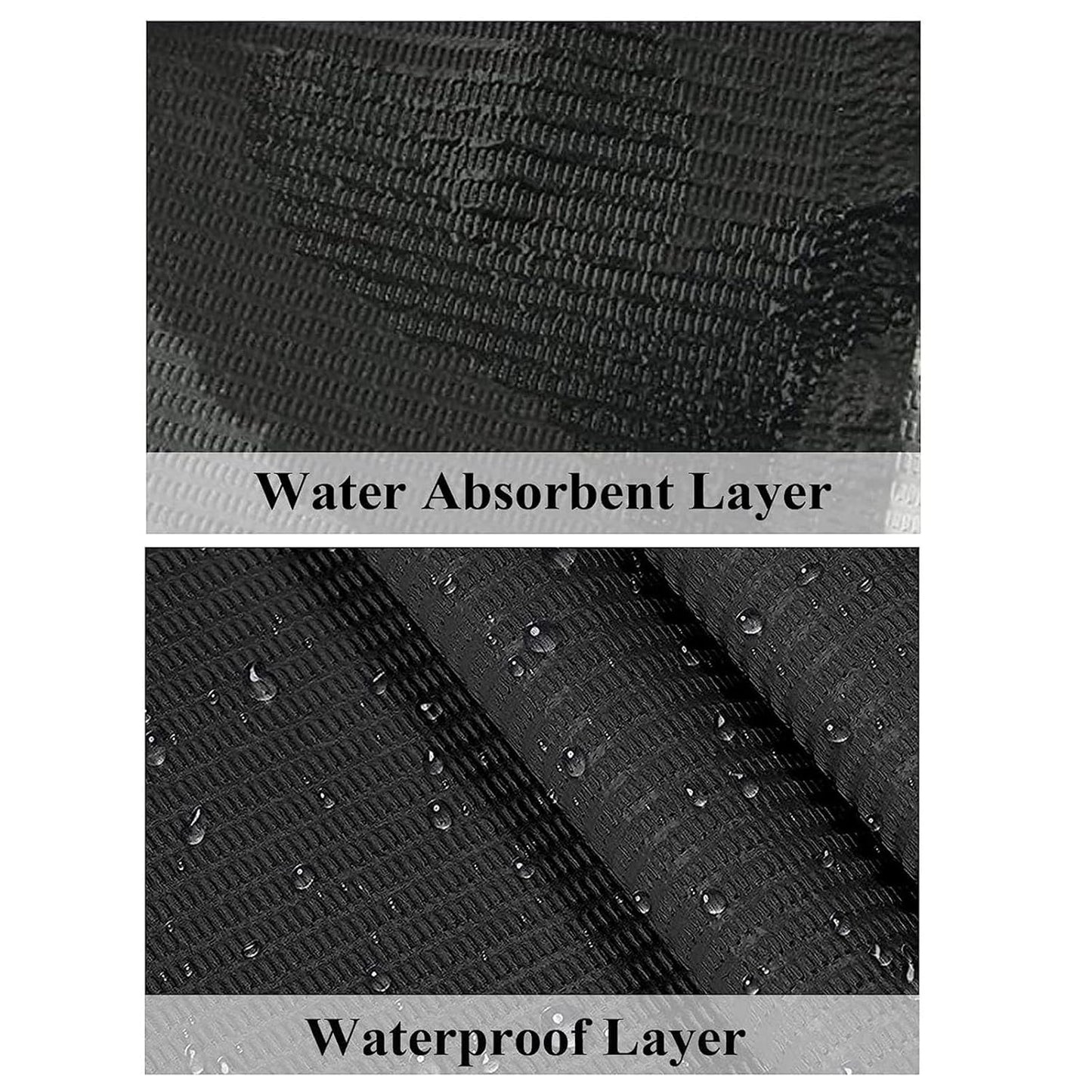 Nail Table Mats Disposable Nail Art Paper Towels,50PCS Black Waterproof 3 Ply Nail Art Paper 13" X 17" Pads for Nail Table Decoration Kit,Nail Art Accessories
