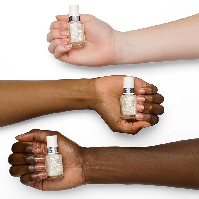 essie Nail Art Studio Special Effects Nail Polish, Gold, Vegan, Separated starlight, 0.46 fl oz