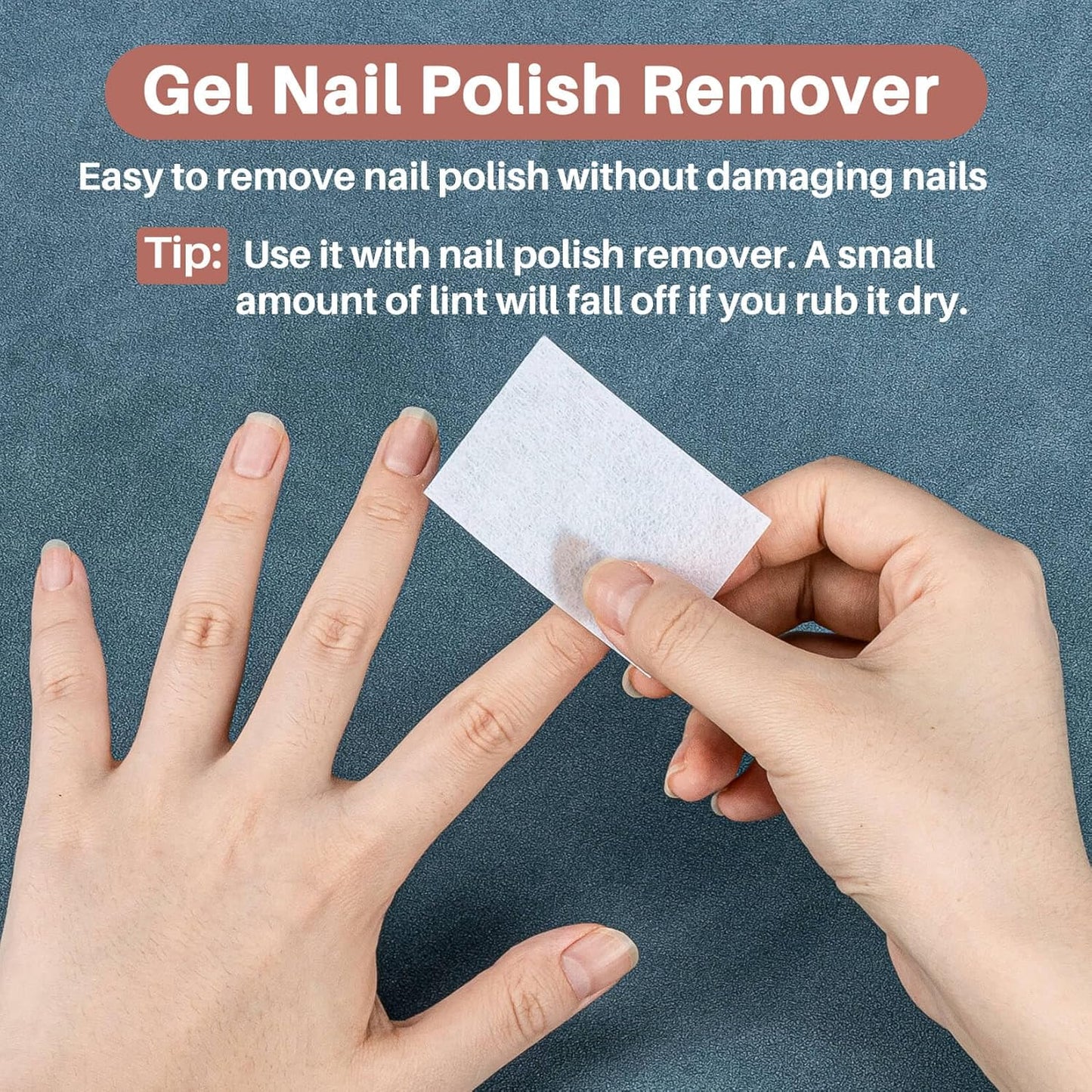1000 Gel Nail Polish Remover Pads - MAQIHAN Nail Cotton Acetone Fingernail Polish Remover Wipes Prep Pad Essentials For Nail Techs Professional Supplies Acrylic Gel Removal