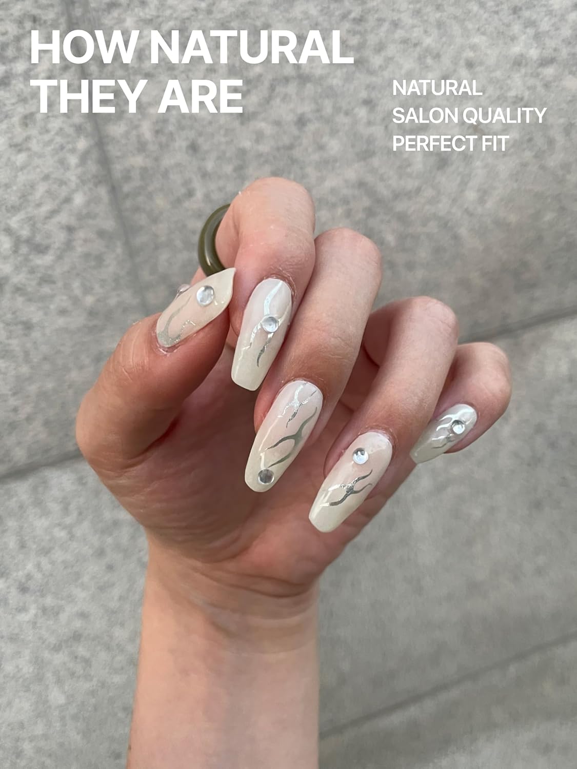 UUUUUU Semi Cured Gel Nail Strips | Salon-Quality | UV Free Gel Nail Wraps for Women | Easy Peel&Stick | Long-Lasting up to 14 Days | 28 Strips Set+File & Wipes | Gift-Ready(UGN148 Sassy)