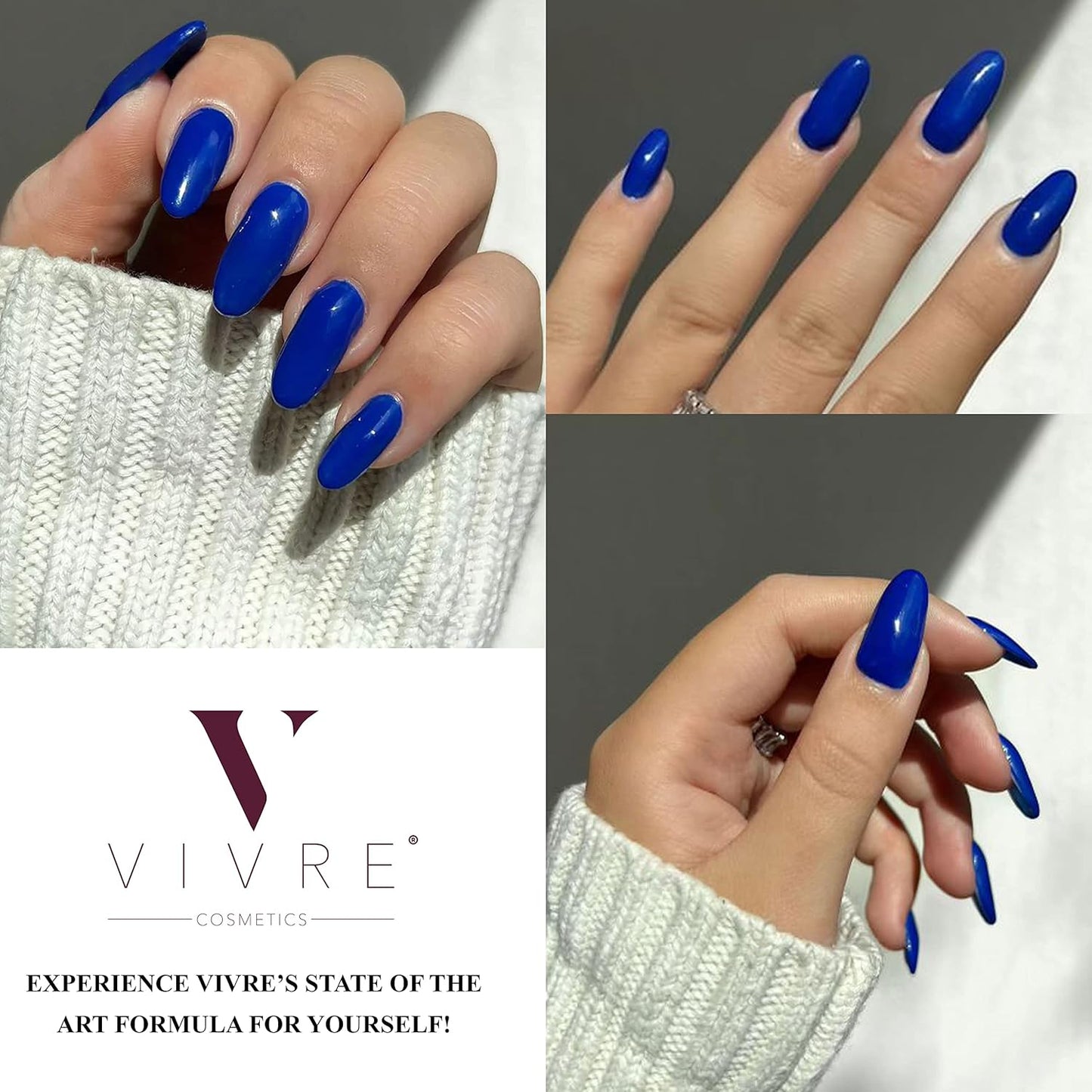 VIVRE Cosmetics Quick Dry Shiny Halal Nail Polish - Long Lasting, Breathable & Water Permeable - It's Electric