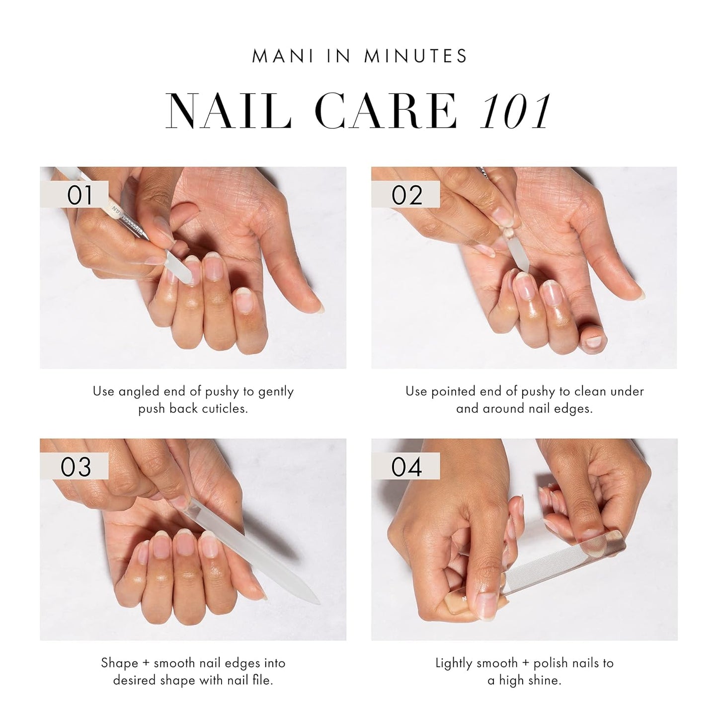 Tweezerman Glass Nailcare Set