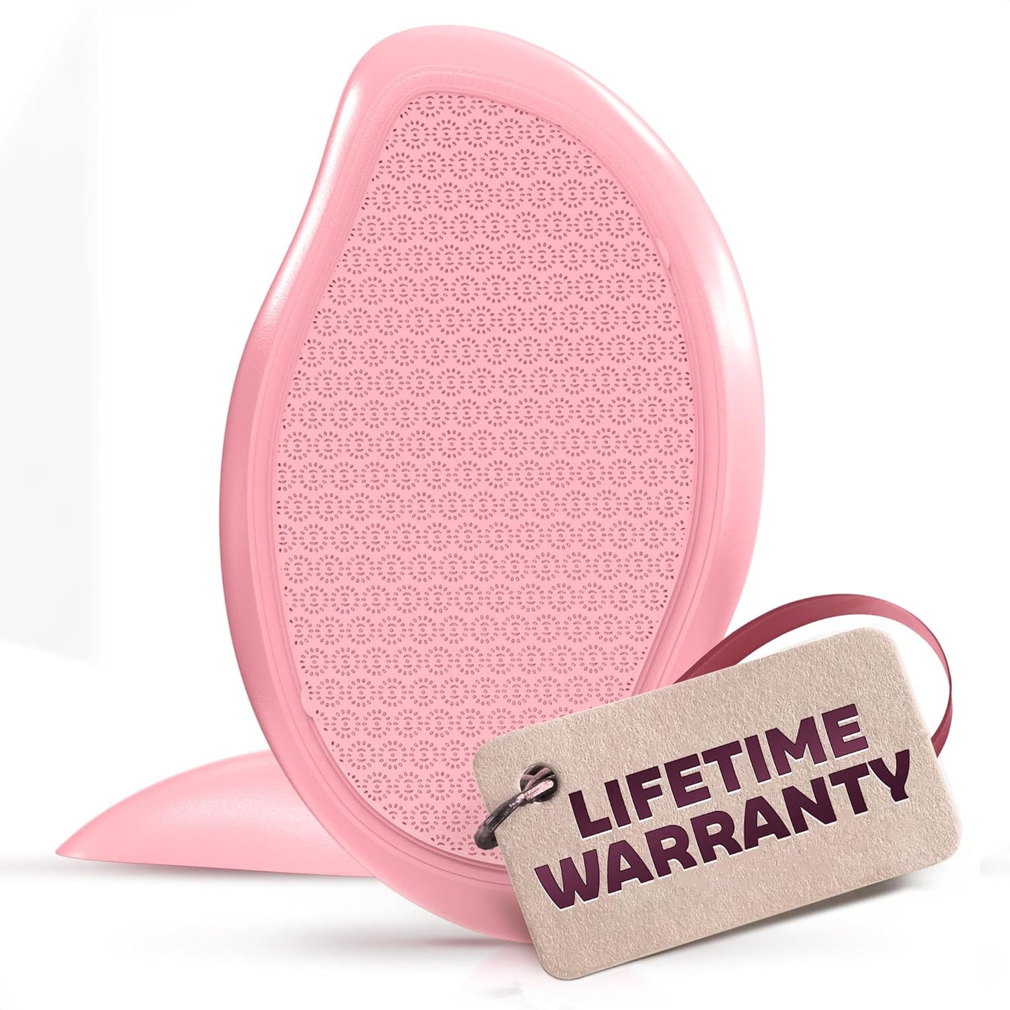 Nano Glass Foot File Callus Remover – 4.6" Glass Foot Scrubber Dead Skin Remover for Feet, Ergonomic Heel Scraper for Cracked Heels, Scratch-Resistant – Moisture-Resistant & Gentle Cleansing