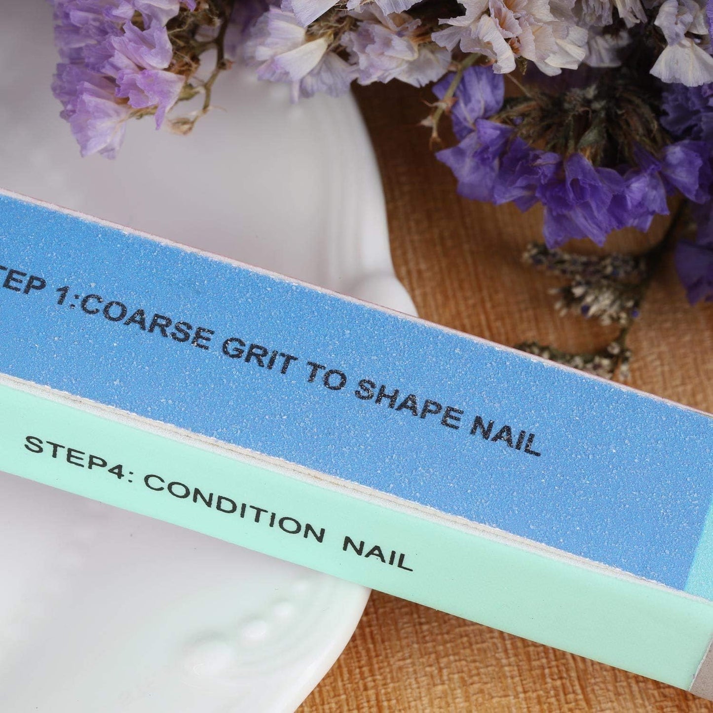 12 Pieces 7 Way Nail Files and Buffers, Professional Nail Buffing Files Buffing Block for Shaping, Contouring, Smoothing, Polishing, Shining Natural Nails (Pack of 2)