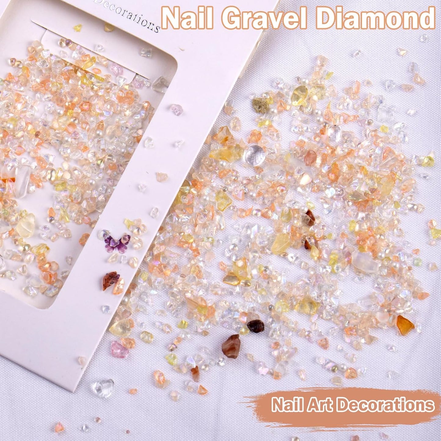 Mixed 3D Nail Charms and Rhinetones, Color Flower Bow Star Nail Art Charms,Half Round Pearl Flatback AB Nail Gems,Gold & Silver Nail Studs,Gravel Diamond Manicure Kit DIY Nail Art Supplies Accessories