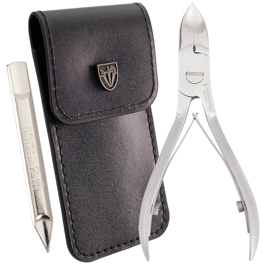 3 Swords Germany – Brand Quality Stainless Nail NIPPERS - Remover - Cutter Manicure Pedicure Grooming for Professional fingernail & toenail Care by 3 Swords (BTA)