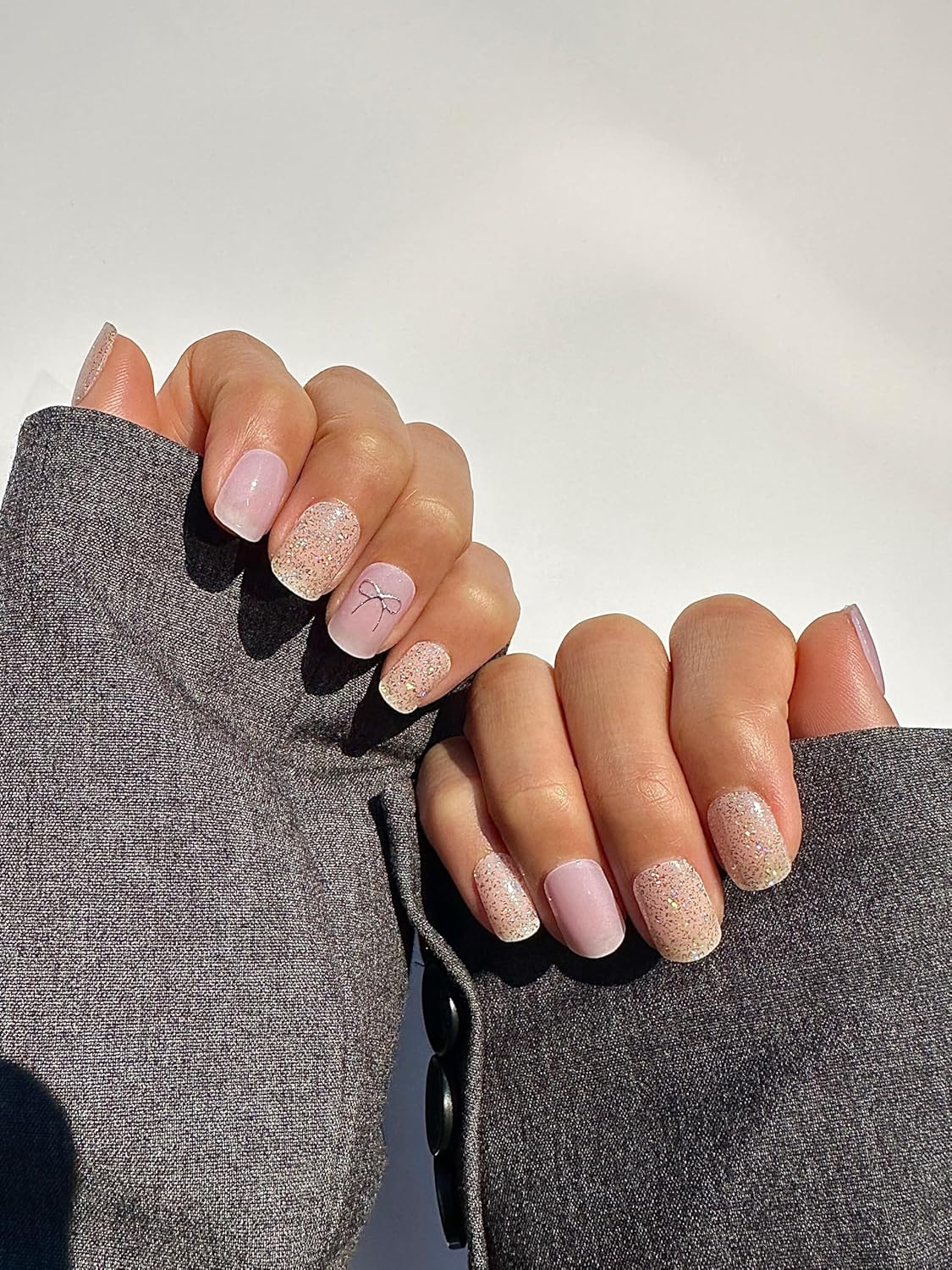 NOVA, Female Founded, Semi Cured Gel Nail Strips (Lady Lilac) - The 10 Minute Manicure. Salon-Quality, Works w/Any Lamp, Easy to Apply - Incl. Nail File & Stick (Lady Lilac)