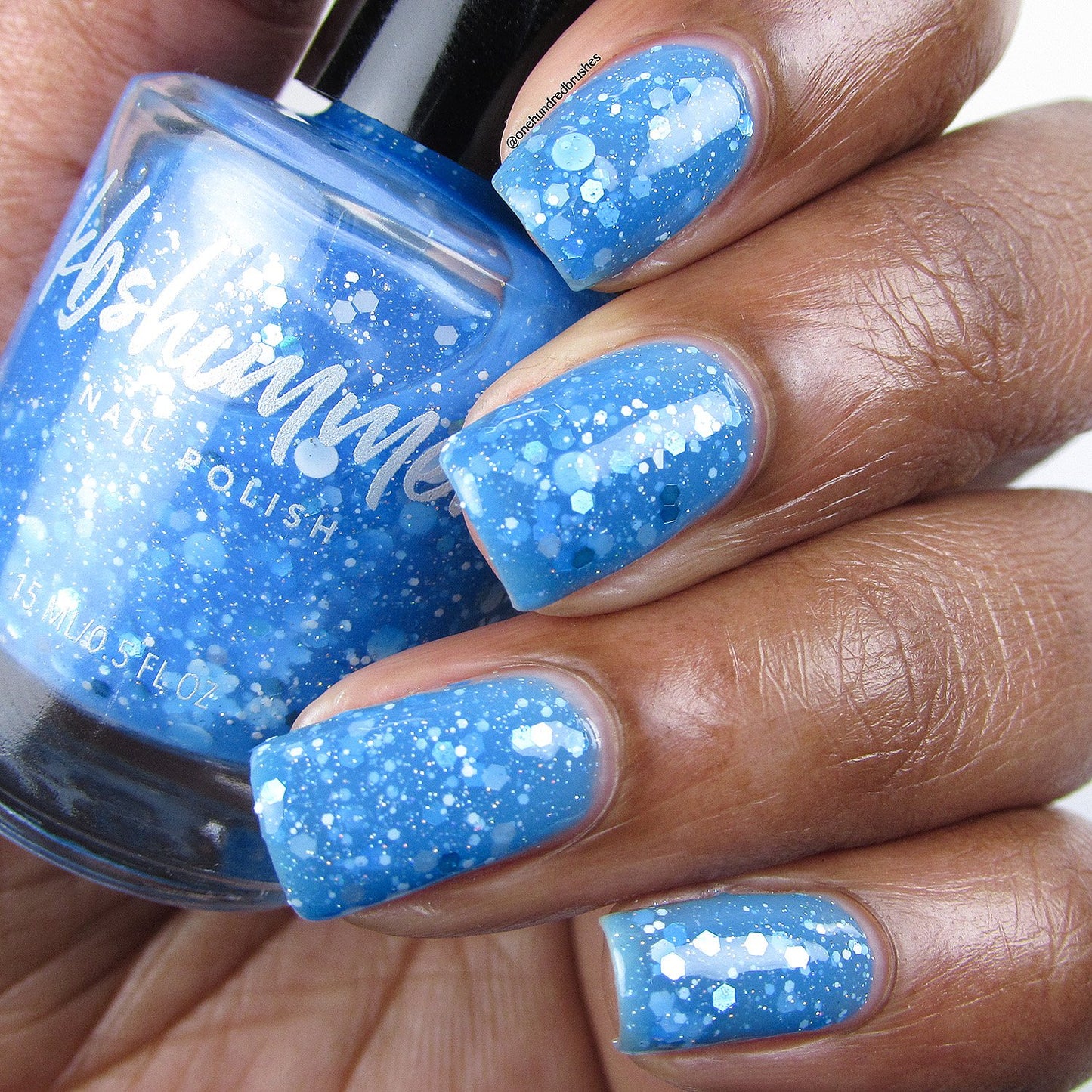 KBShimmer Snow Much Fun Nail Polish- 0.5 oz Full Sized Bottle