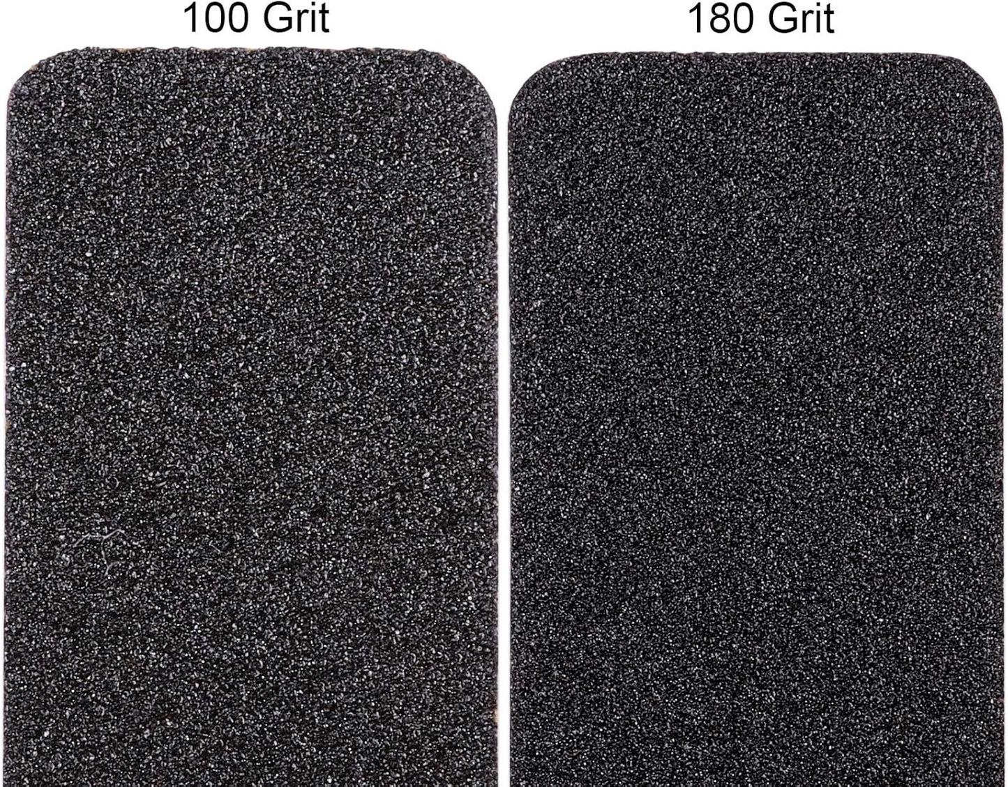 10PCS Jumbo Size PANA Professional Double Sided Nail Files - Black, 100/180 Grit - Emery Board Nail Buffering File Manicure Pedicure Nail Polisher Washable
