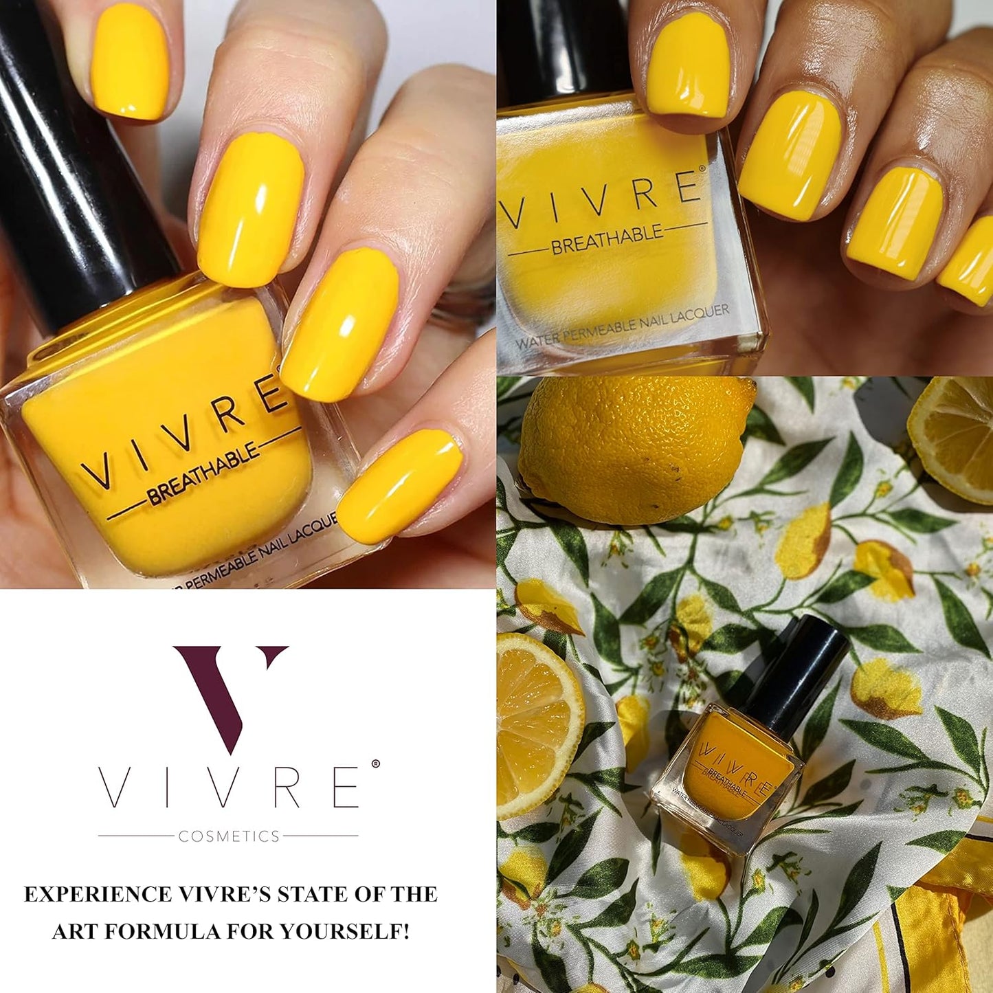 VIVRE Cosmetics Nail Polish - Quick Dry, Shiny, Halal for Girls, Vegan, Non-Toxic for Women, Long Lasting, Certified Breathable and Water Permeable - Butter Drizzle