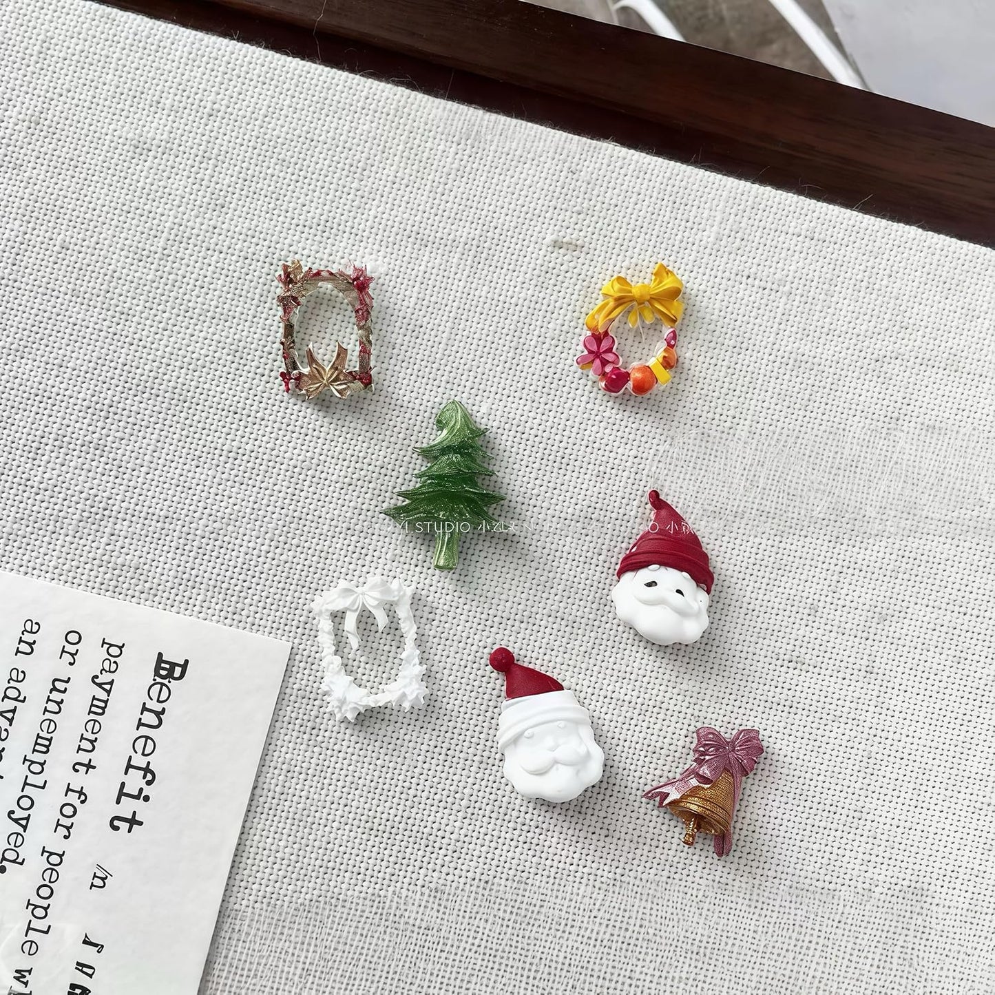 1 Pcs Christmas Silicone Nail Art Molds for Women Resin Nail Design